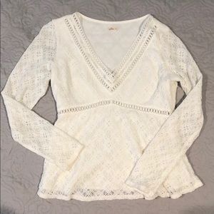 Long Sleeve Lace Top